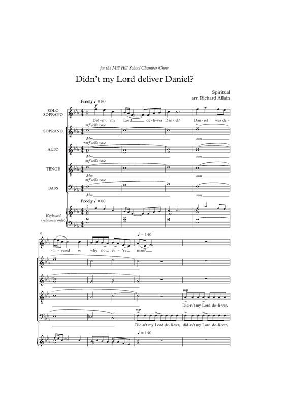 Didn't My Lord Deliver Daniel?
